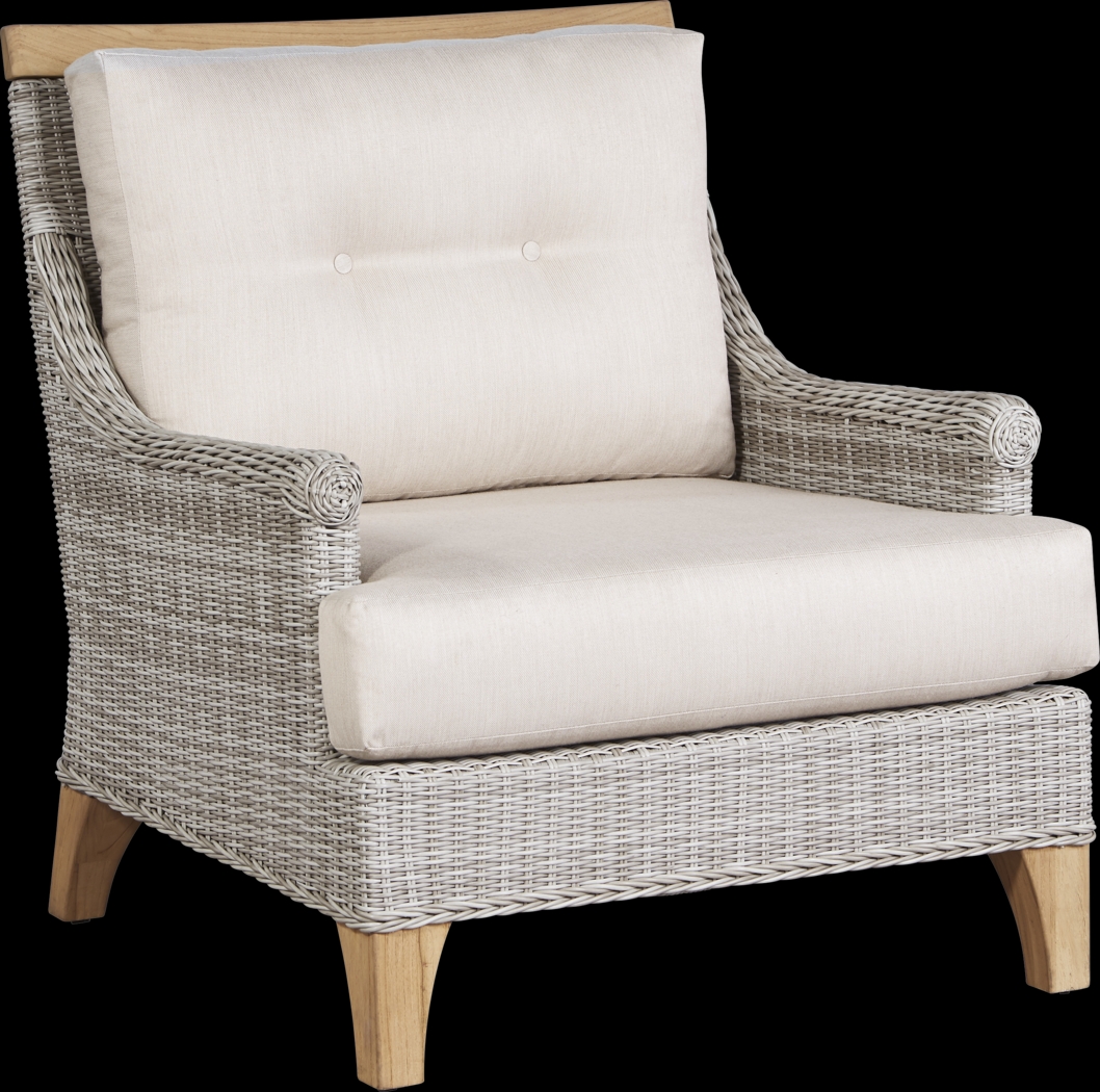 Cindy Crawford Home Hamptons Cove Gray 6 Pc Outdoor Seating Set with Flax Cushions - Thumbnail - Image 5