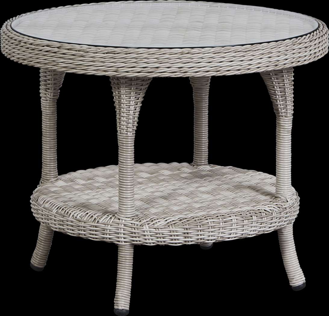 Cindy Crawford Home Hamptons Cove Gray 6 Pc Outdoor Seating Set with Flax Cushions - Thumbnail - Image 8