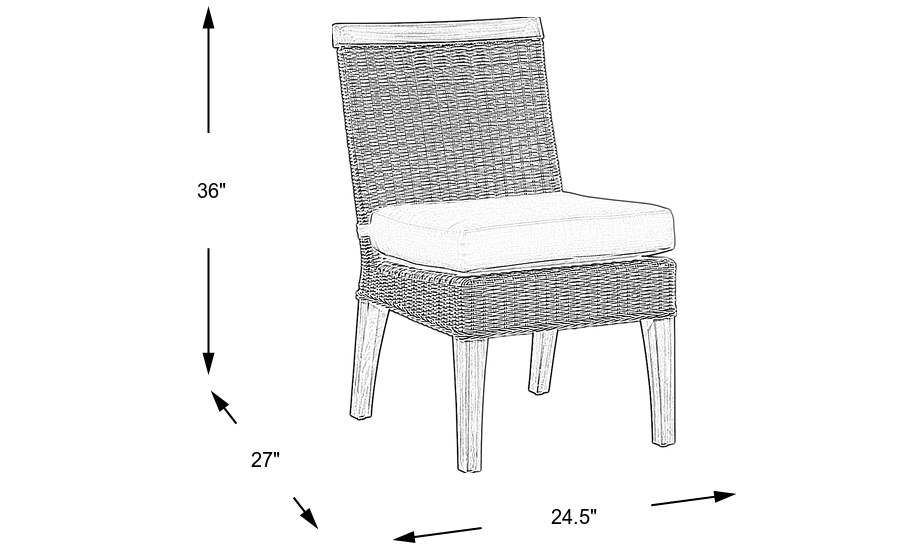 Dimension Image. Please refer to the Dimension Tab on this page for dimension details.
