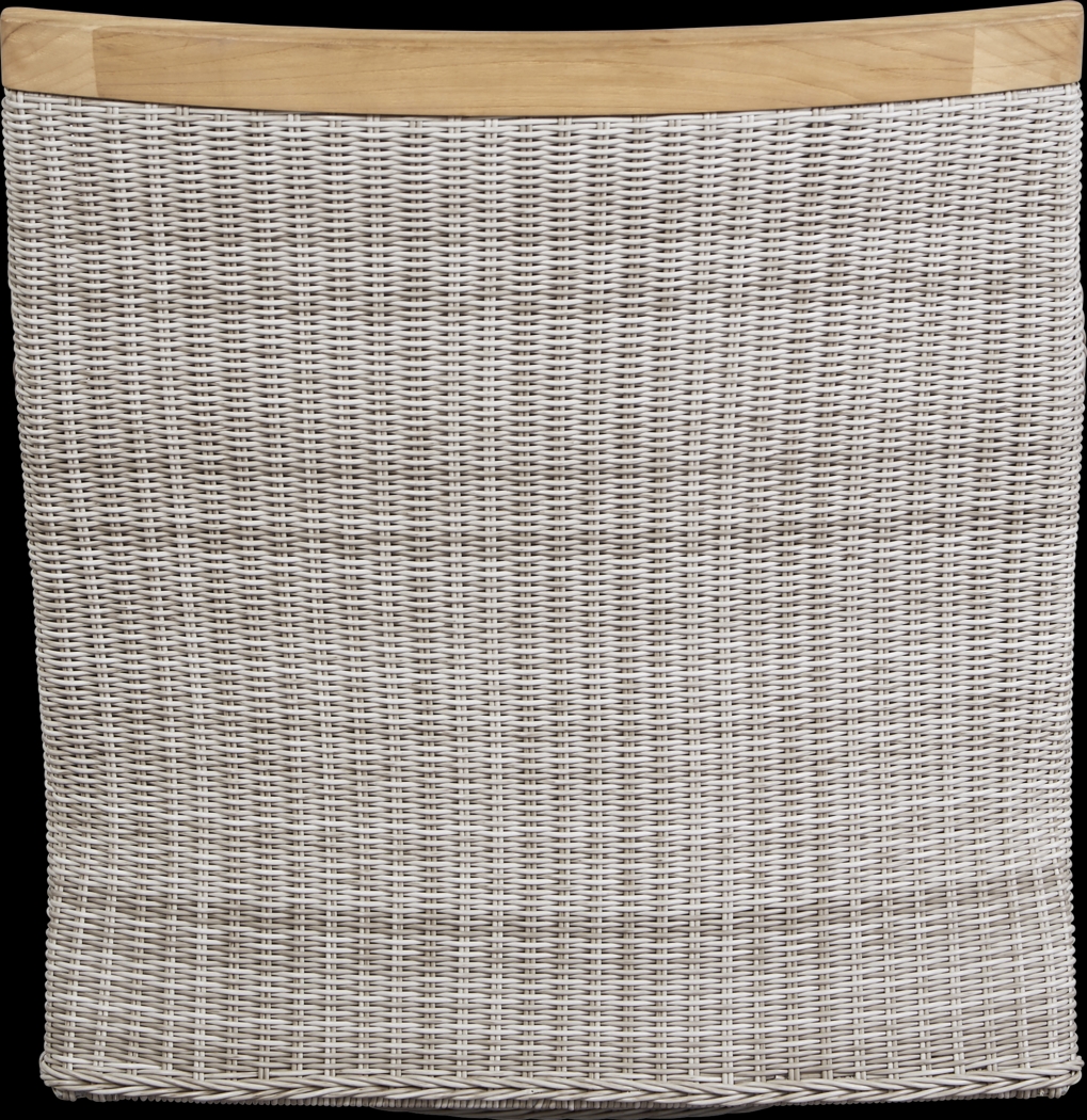 Hamptons Cove Gray Outdoor Swivel Chair with Mist Cushions - Thumbnail - Image 2