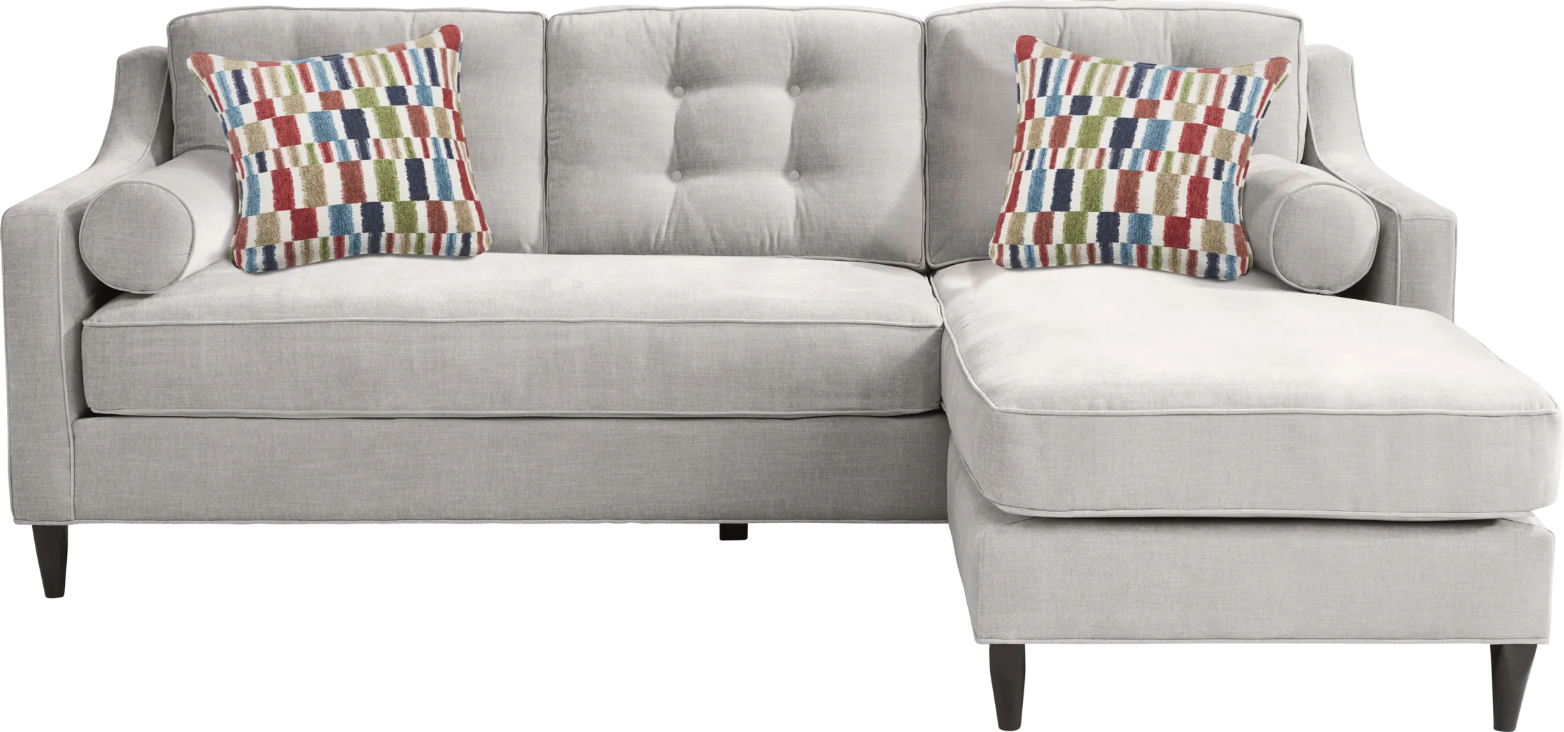 Hanover Dove Chenille Sleeper Chaise Sofa - Thumbnail - Image 1