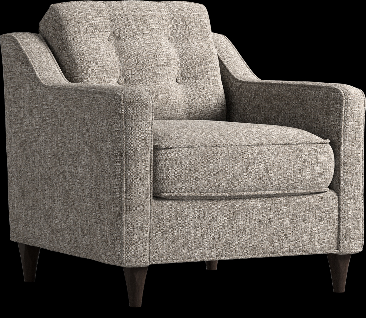 Hanover Gray Textured 5 Pc Sectional Living Room - Thumbnail - Image 6