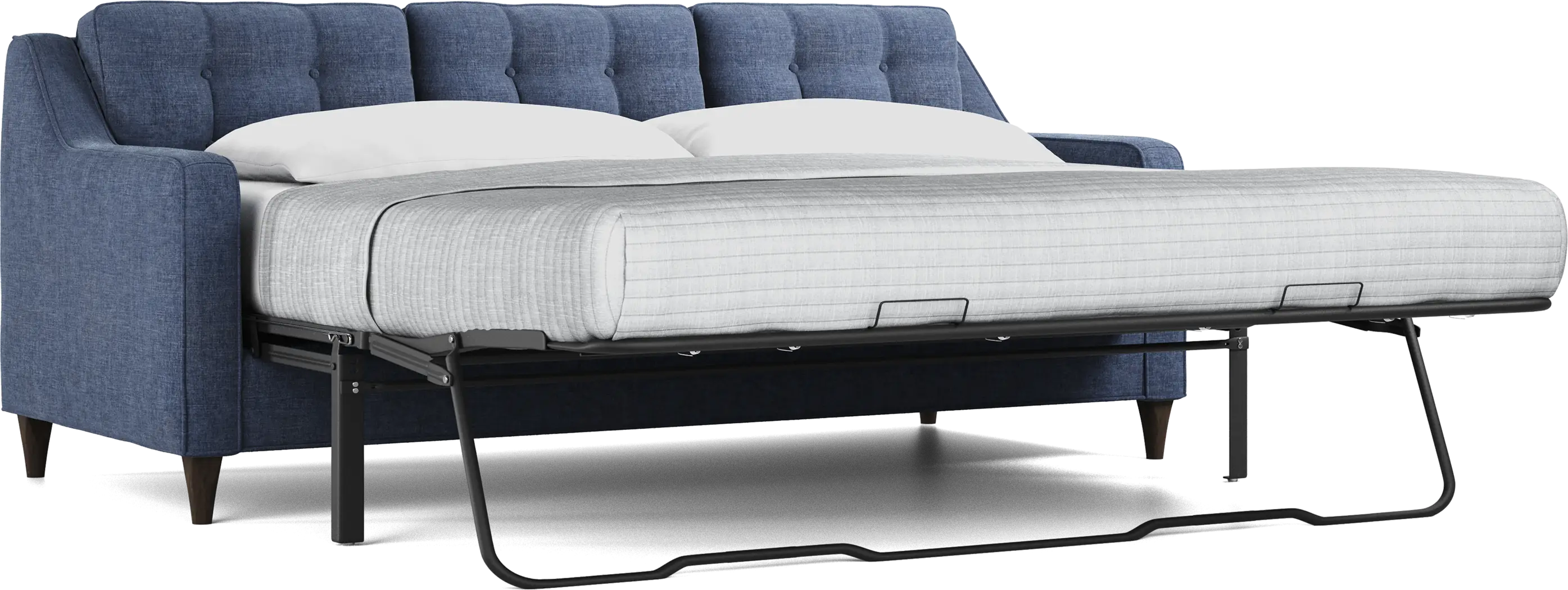 Hanover Indigo Chenille Gel Foam Sleeper Chaise Sofa - Thumbnail - Image 3