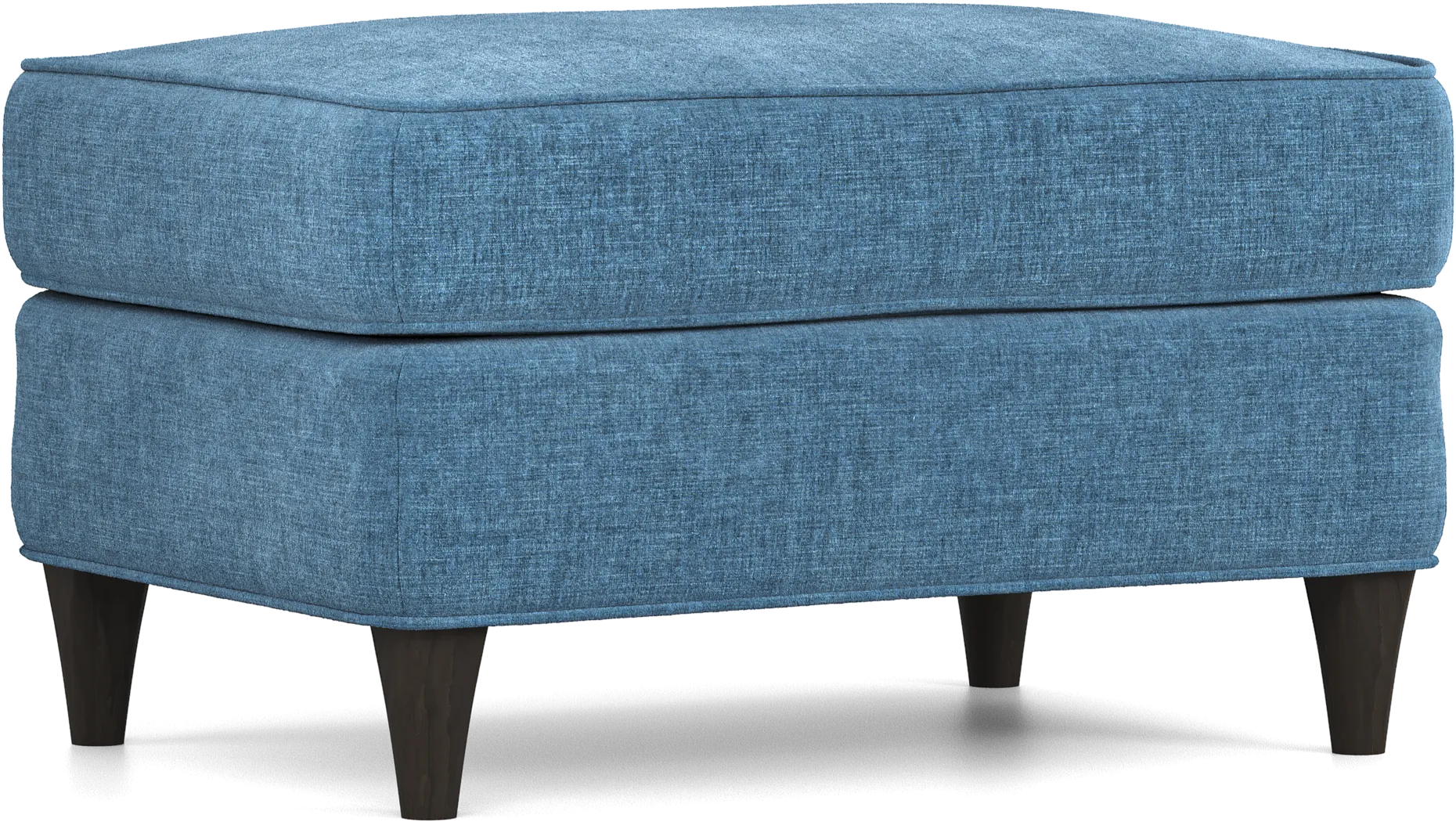 Hanover Ocean Chenille Ottoman - Thumbnail - Image 2