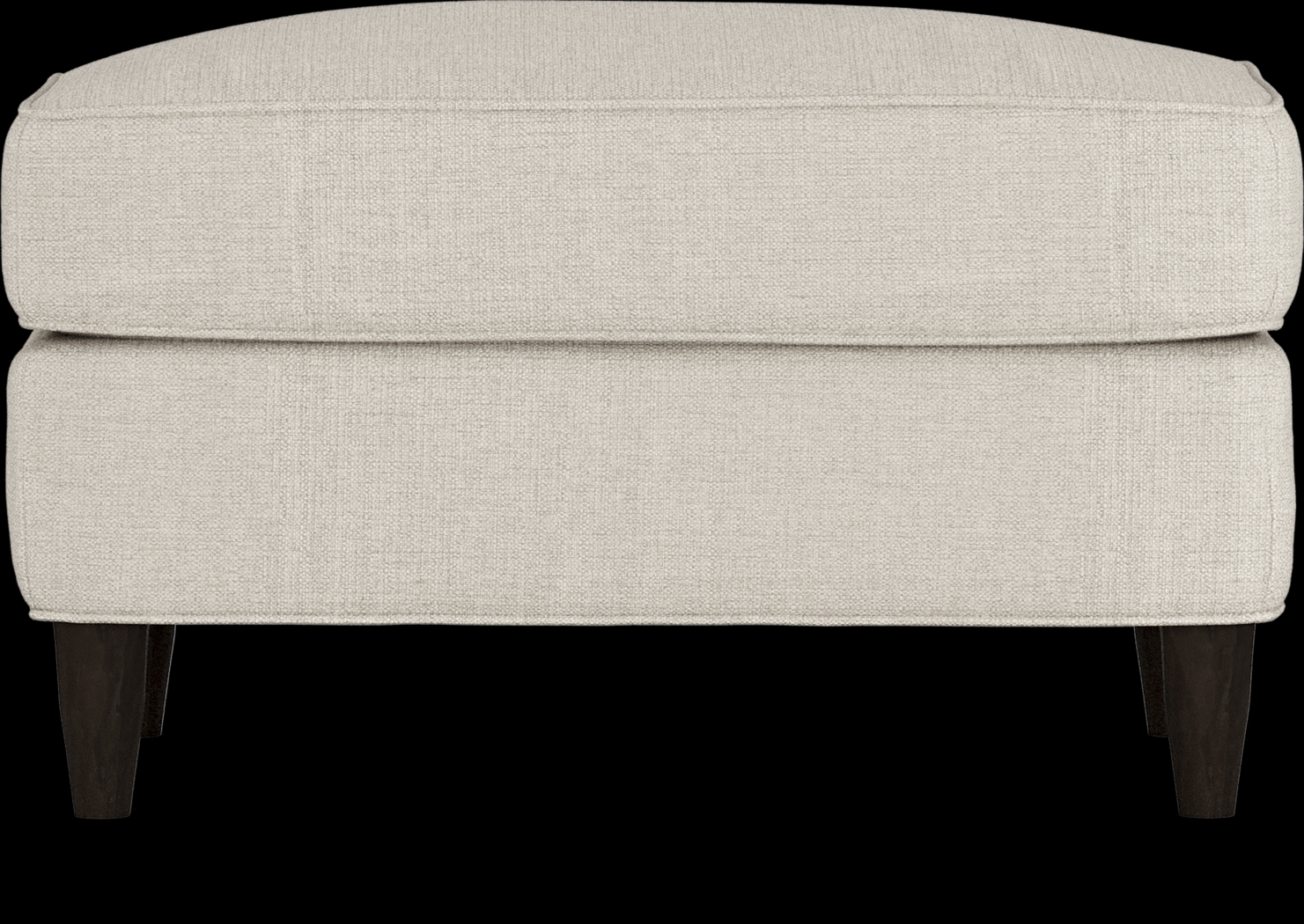 Hanover Off-White Textured Ottoman - Thumbnail - Image 2