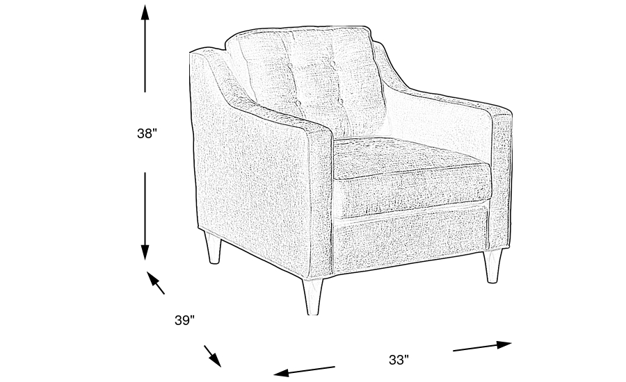 Dimension Image. Please refer to the Dimension Tab on this page for dimension details.