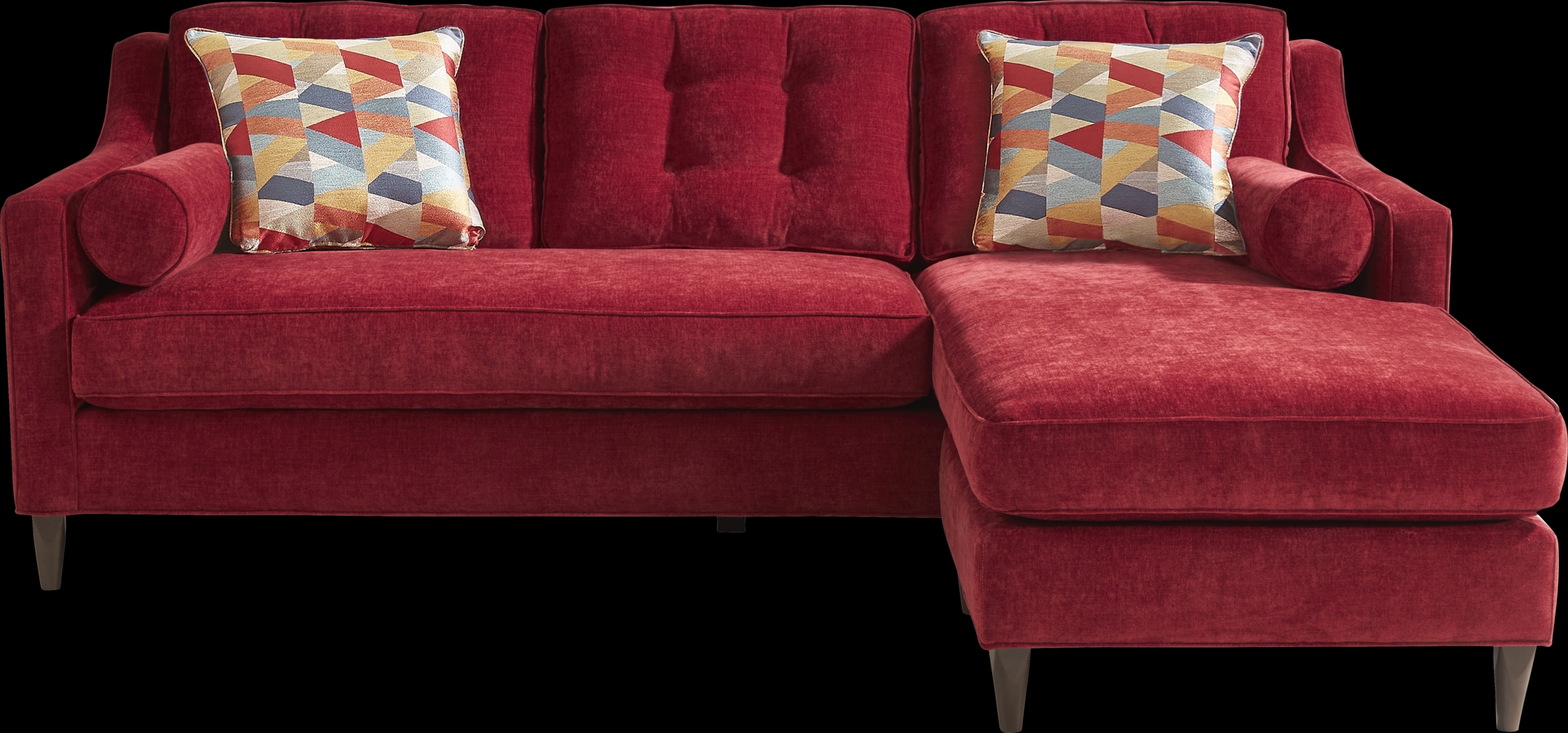 Hanover Ruby Chenille Chaise Sofa - Thumbnail - Image 1