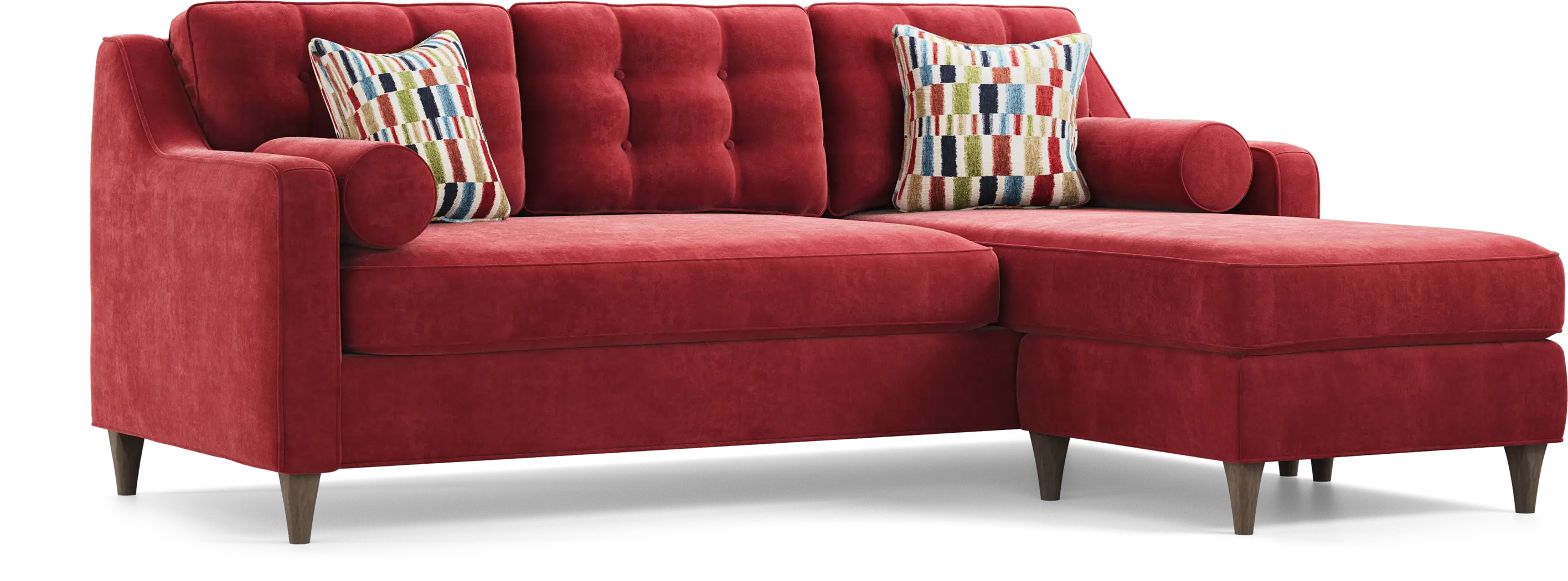 Hanover Ruby Chenille Gel Foam Sleeper Chaise Sofa - Image 6
