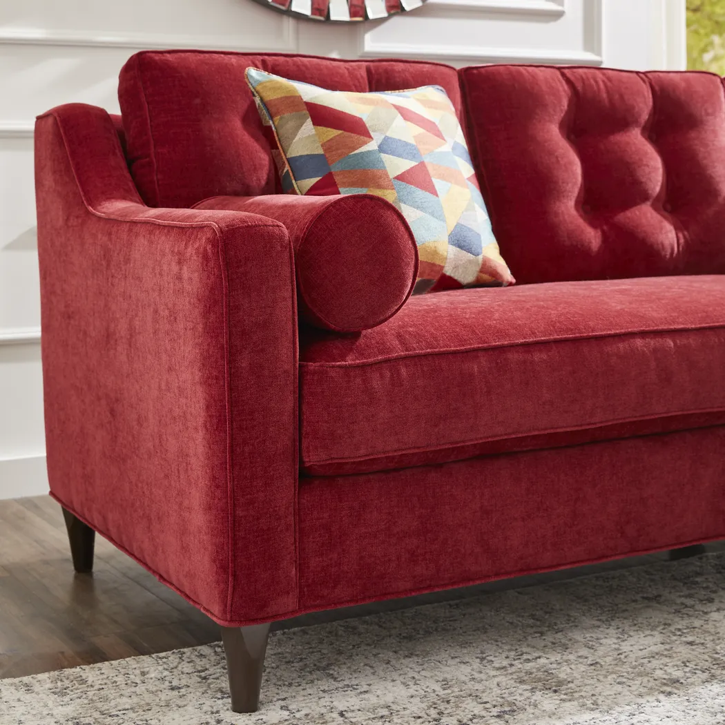 Hanover Ruby Chenille Gel Foam Sleeper Chaise Sofa - Image 8