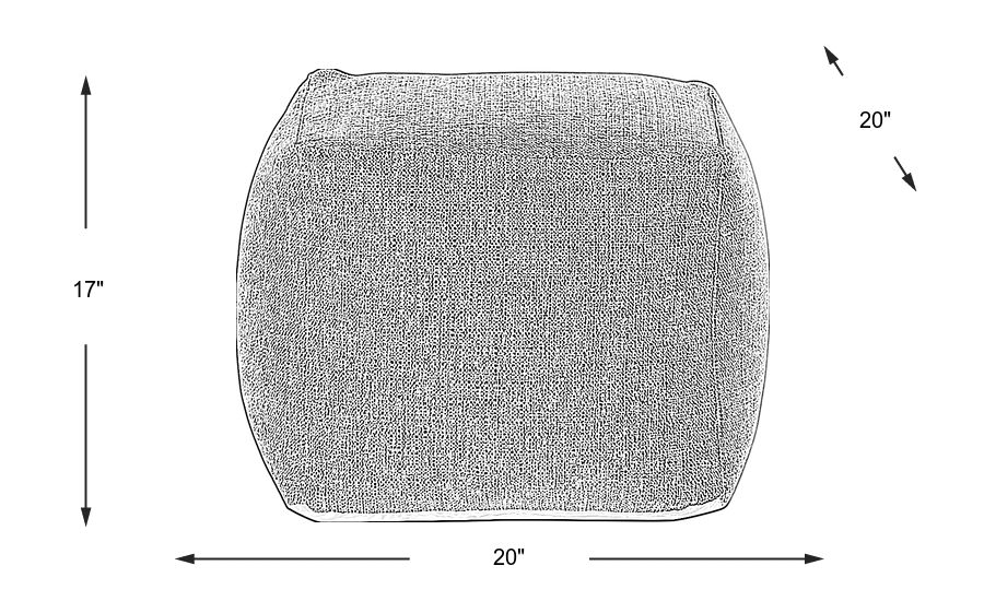 Dimension Image. Please refer to the Dimension Tab on this page for dimension details.