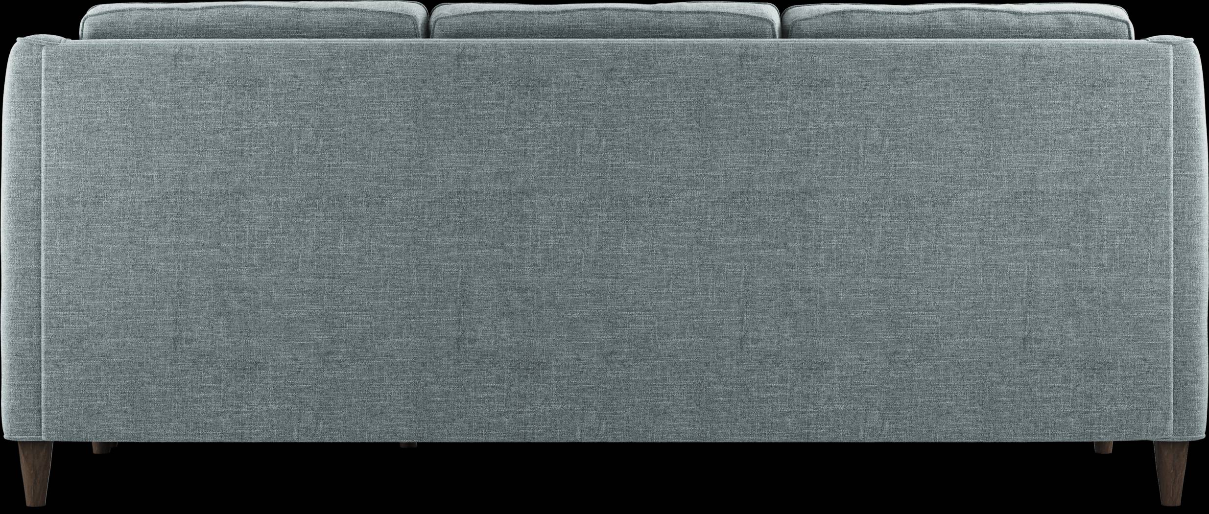 Cindy Crawford Home Hanover Teal Chenille 5 Pc Sectional Living Room - Thumbnail - Image 4