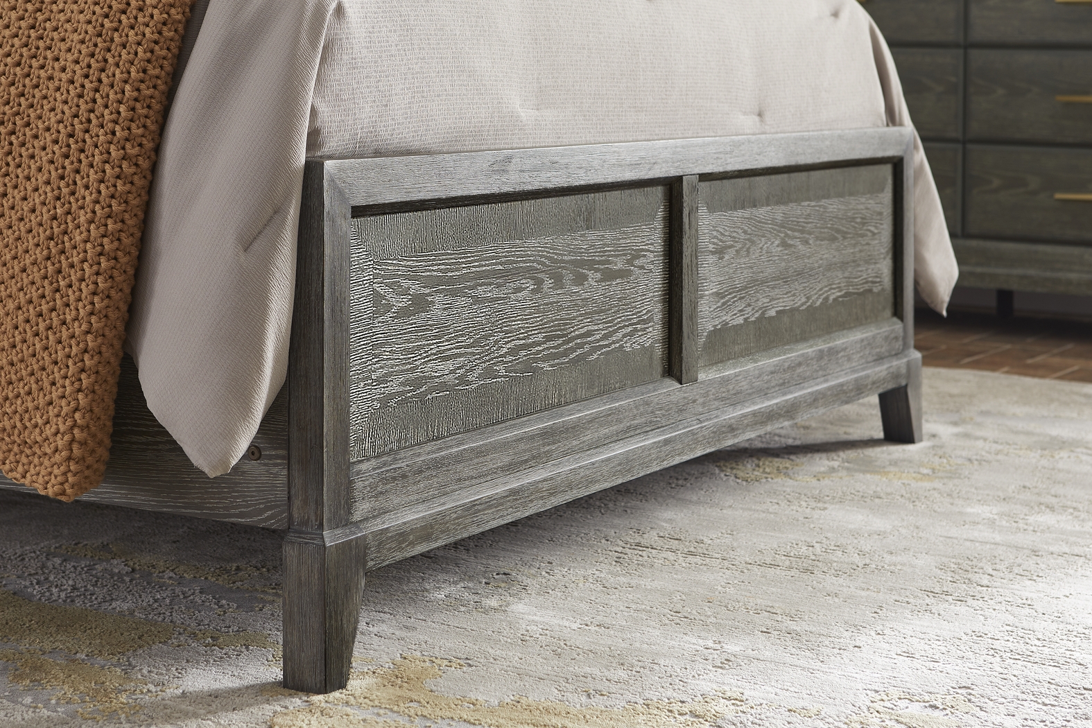 Kailey Park Charcoal 7 Pc King Sleigh Bedroom - Thumbnail - Image 3