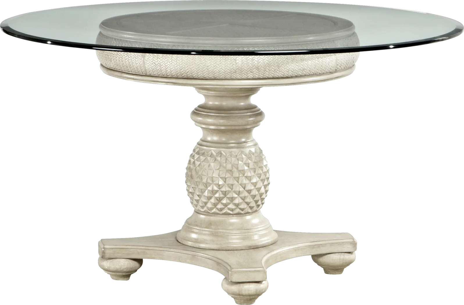 Cindy Crawford Home Key West Light Pedestal Dining Table - Thumbnail - Image 1