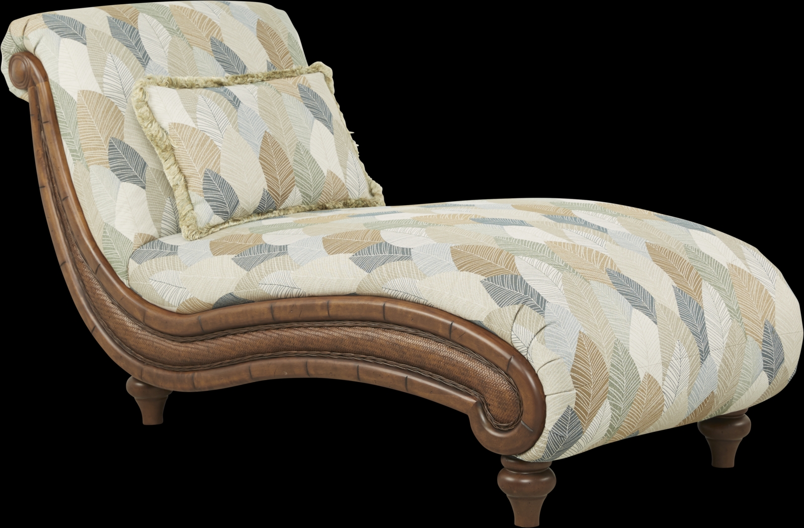 Cindy Crawford Home Key West Palms Sand Chaise - Thumbnail - Image 1