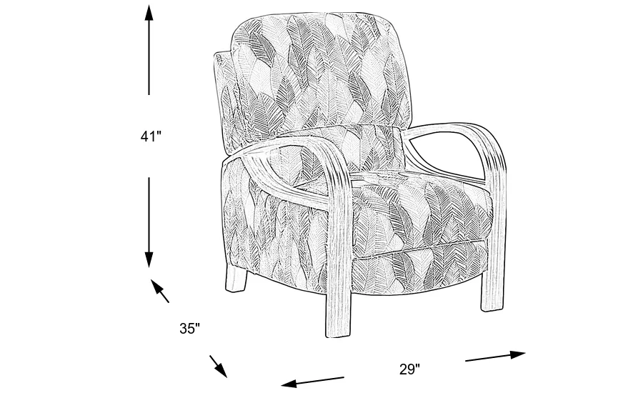 Dimension Image. Please refer to the Dimension Tab on this page for dimension details.