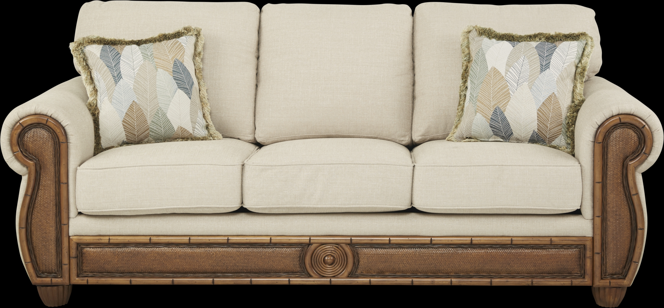 Cindy Crawford Home Key West Palms Sand 8 Pc Living Room - Thumbnail - Image 2