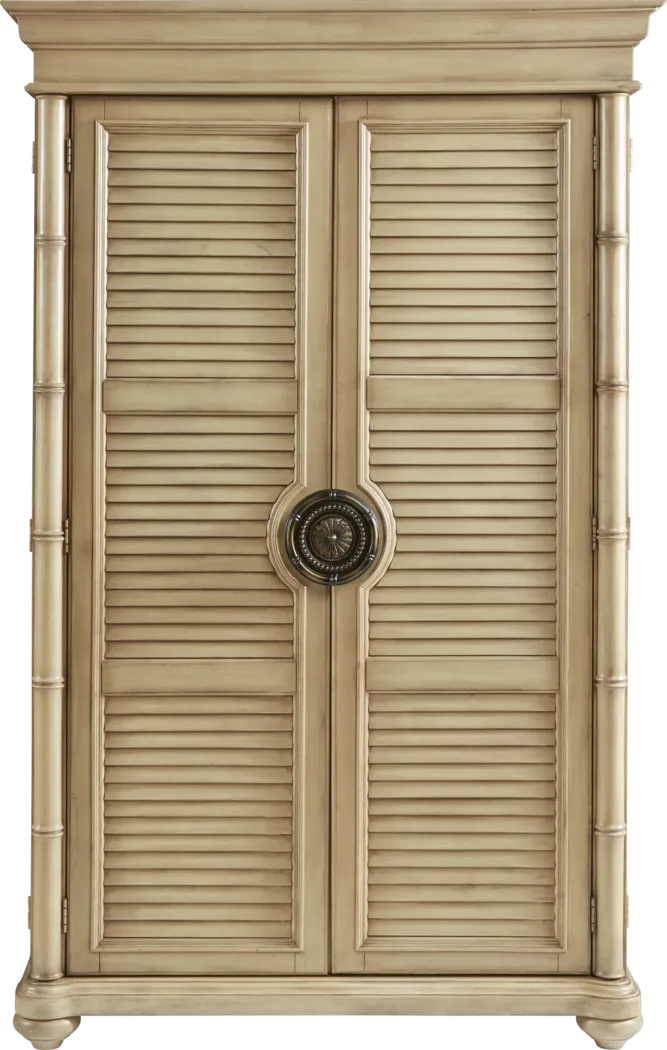 Cindy Crawford Home Key West Sand 2 Pc Armoire - Thumbnail - Image 1