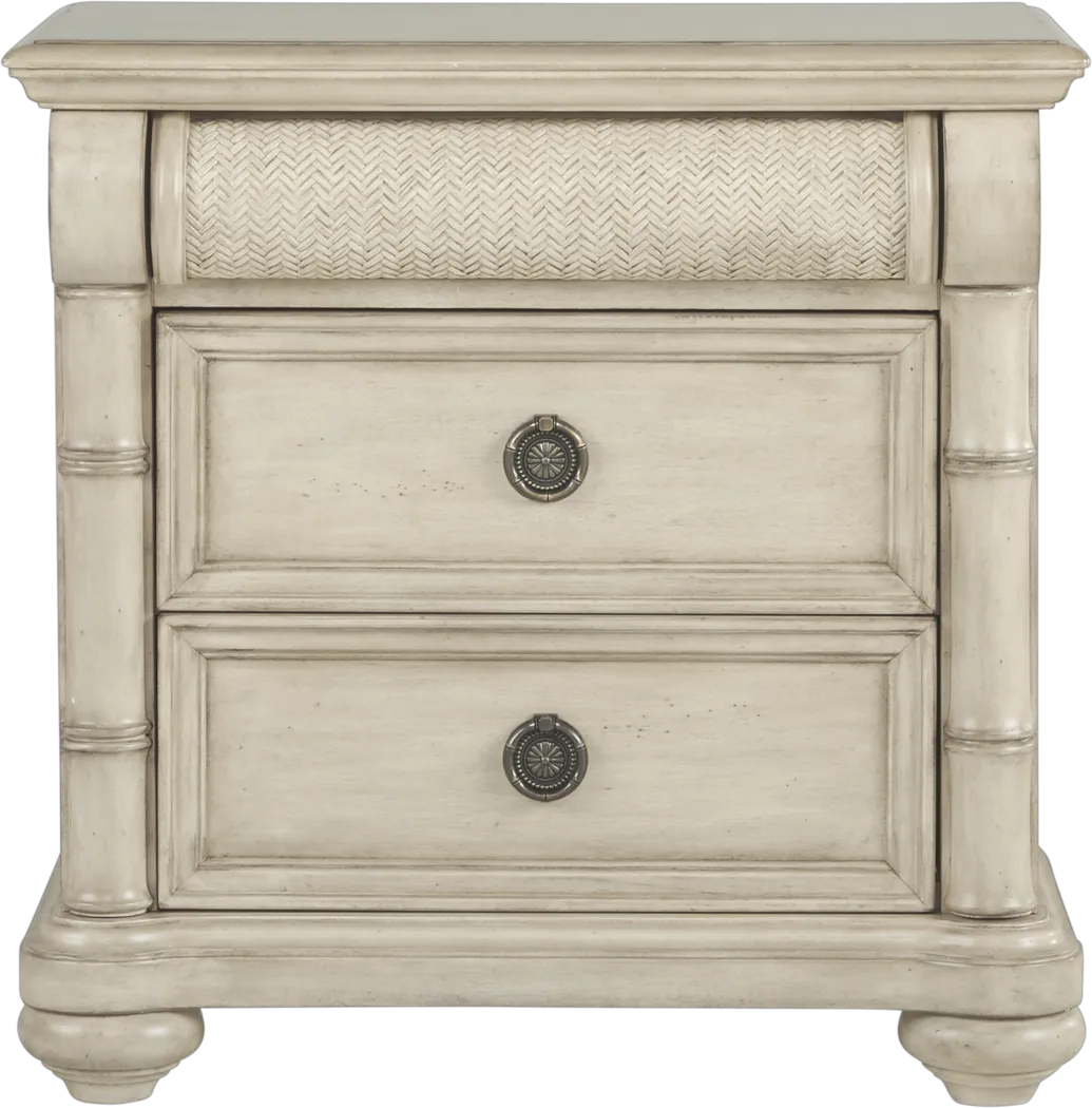 Cindy Crawford Home Key West Sand Drawer Nightstand - Thumbnail - Image 1