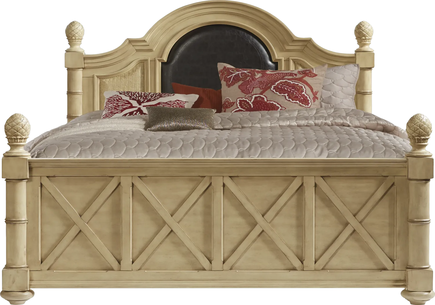 Cindy Crawford Home Key West Sand Panel 3 Pc King Bed - Thumbnail - Image 2