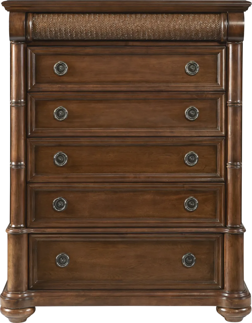 Cindy Crawford Home Key West Tobacco Chest - Thumbnail - Image 1