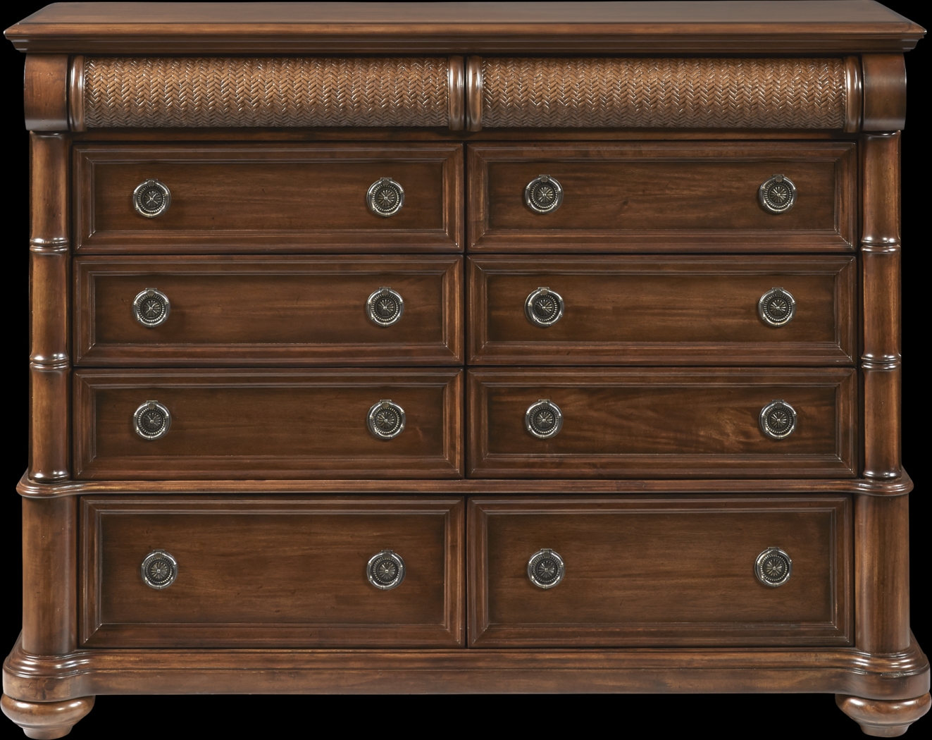 Cindy Crawford Home Key West Tobacco Dresser - Thumbnail - Image 1