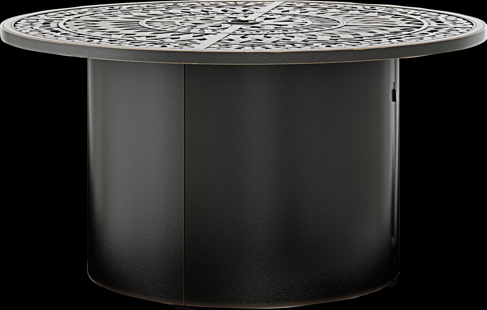 Cindy Crawford Home Lake Como Antique Bronze 5 Pc Sectional Outdoor Fire Pit Set with Ash Cushions - Thumbnail - Image 3