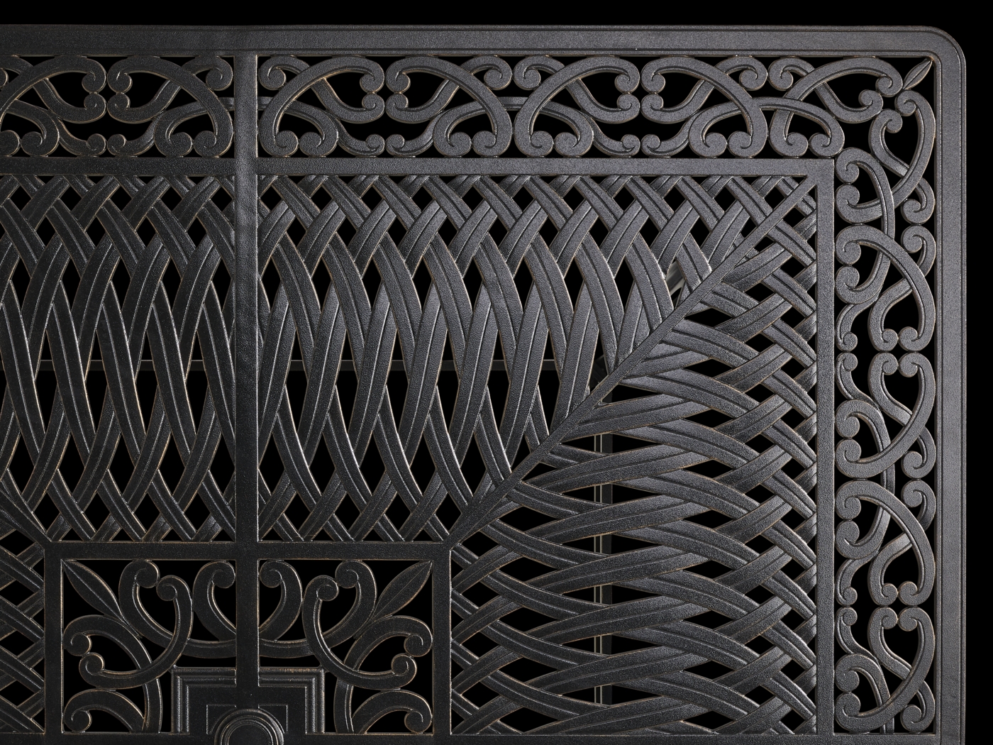 Lake Como Antique Bronze 9 Pc Square Outdoor Dining Set with Malt Cushions - Thumbnail - Image 4