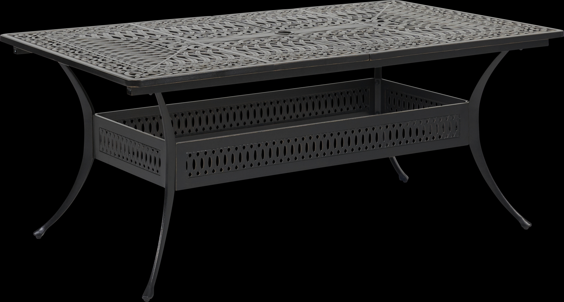 Cindy Crawford Home Lake Como Antique Bronze 5 Pc 72-102 In. Rectangle Outdoor Dining Set - Thumbnail - Image 2