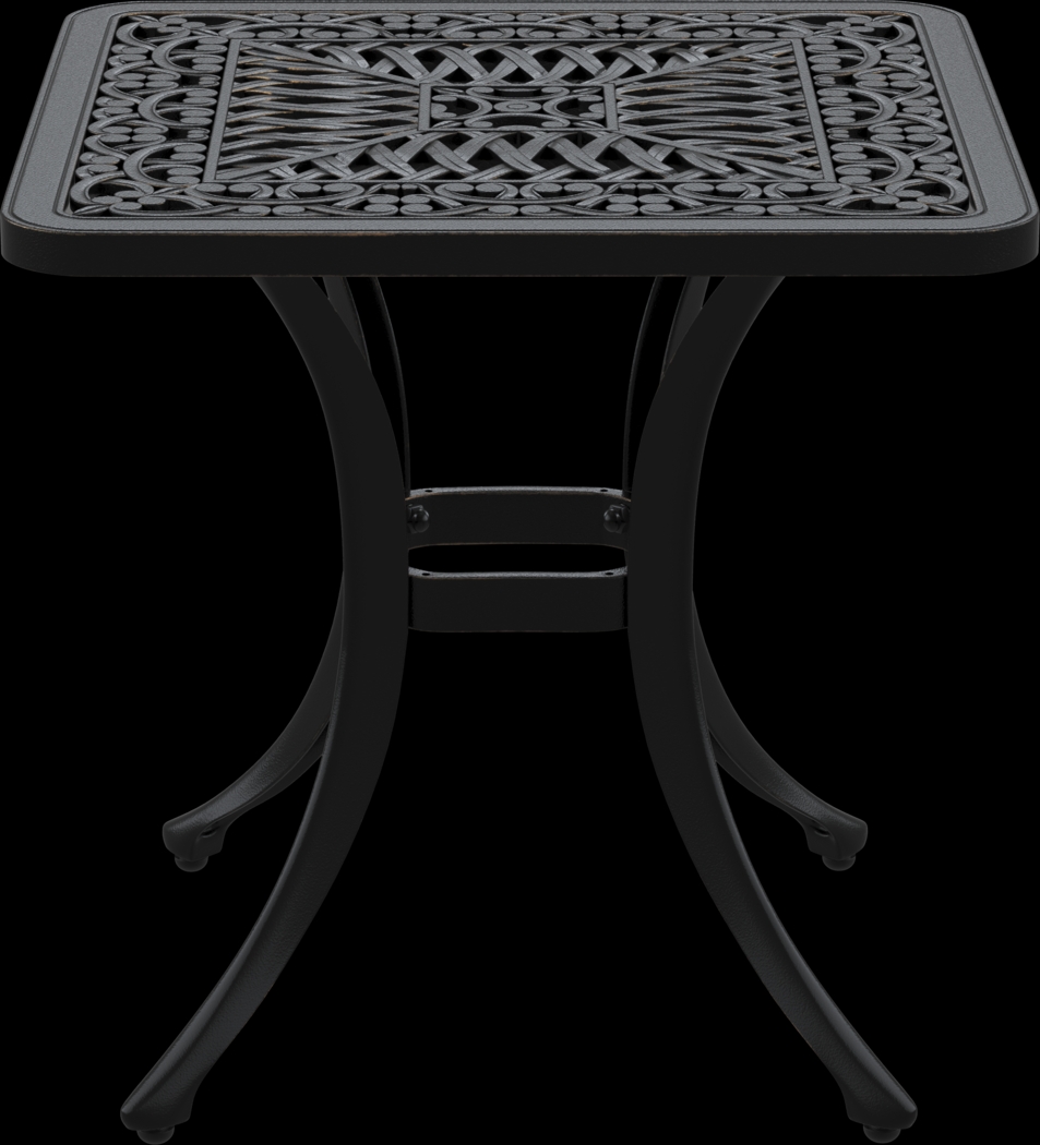 Cindy Crawford Home Lake Como Antique Bronze 6 Pc Outdoor Fire Pit Set with Mushroom Cushions - Thumbnail - Image 9