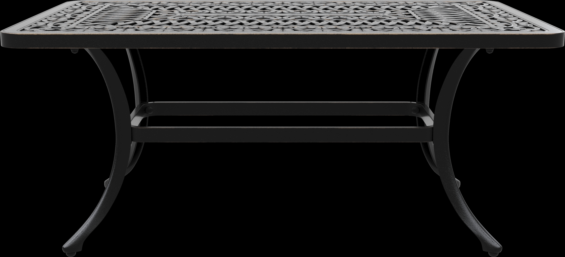 Lake Como Antique Bronze 4 Pc Outdoor Seating Set with Malt Cushions - Thumbnail - Image 7