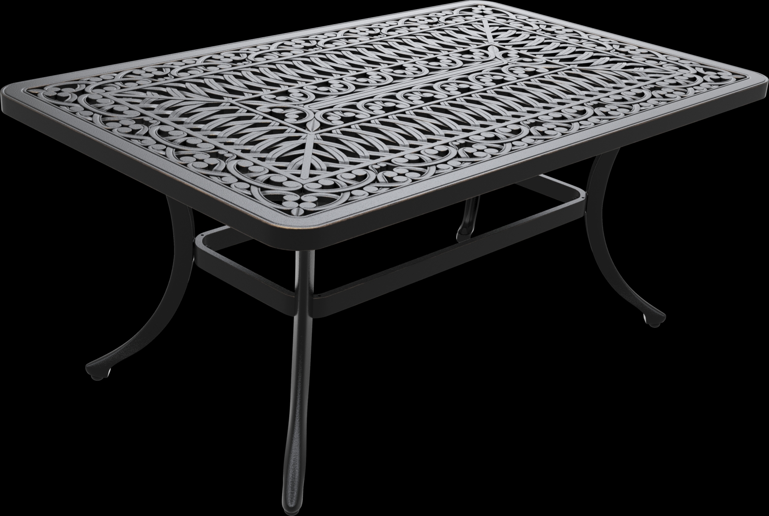 Lake Como Antique Bronze 4 Pc Outdoor Seating Set with Malt Cushions - Thumbnail - Image 6