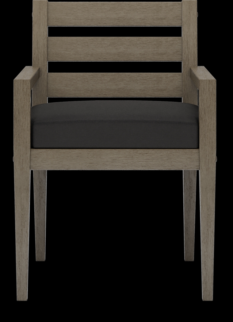 Lake Tahoe Gray 7 Pc Rectangle Outdoor Dining Set with Charcoal Cushions - Thumbnail - Image 5