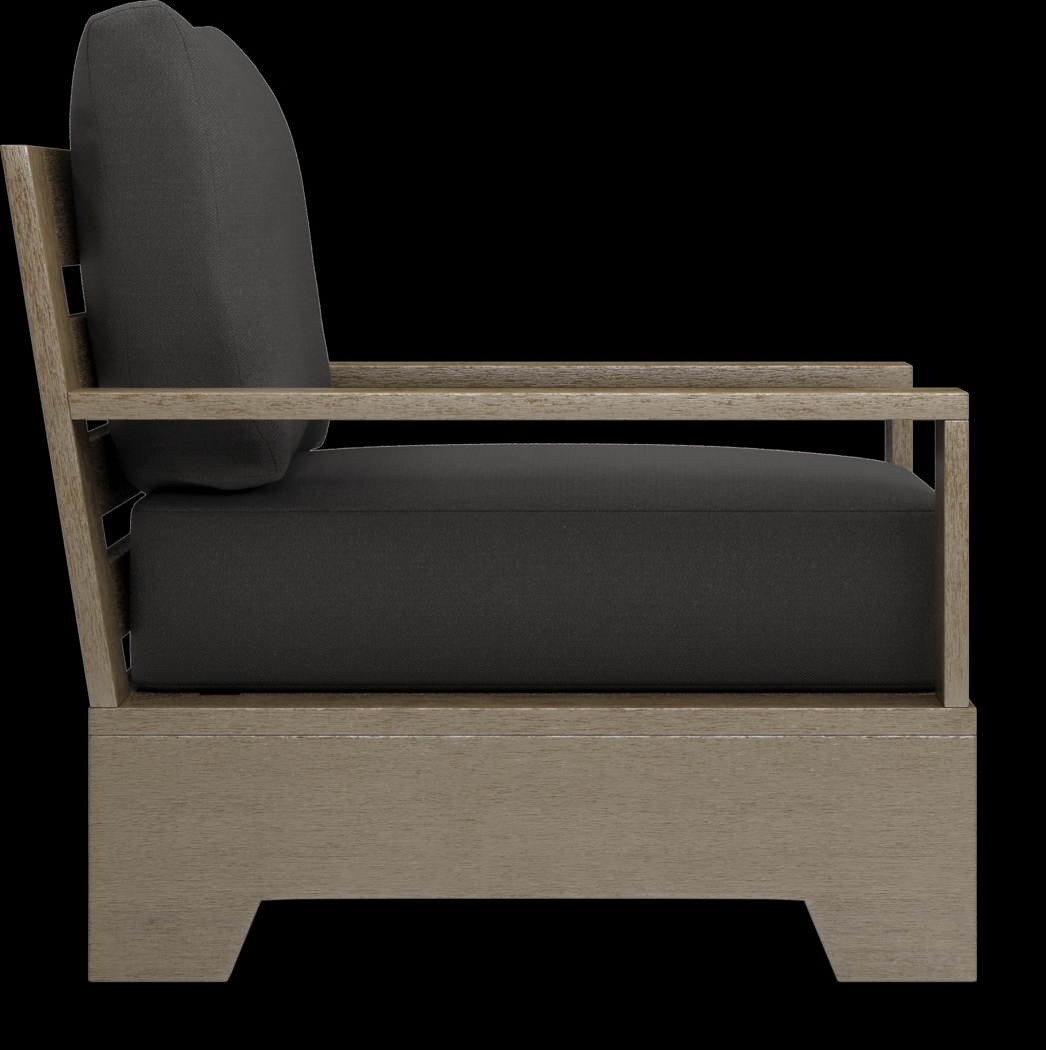 Cindy Crawford Home Lake Tahoe Gray 4 Pc Outdoor Seating Set with Charcoal Cushions - Thumbnail - Image 9