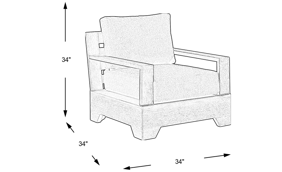 Dimension Image. Please refer to the Dimension Tab on this page for dimension details.