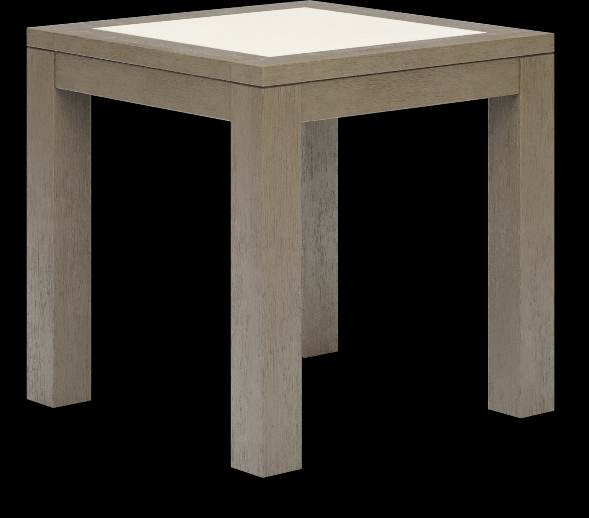 Lake Tahoe Gray Outdoor End Table - Thumbnail - Image 1