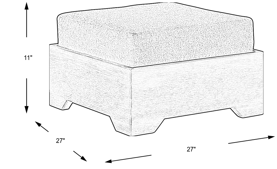 Dimension Image. Please refer to the Dimension Tab on this page for dimension details.