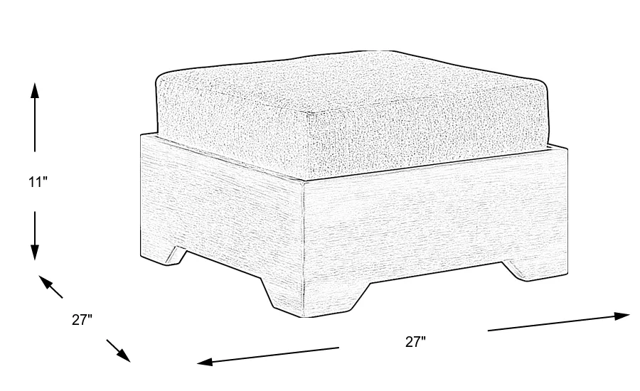 Dimension Image. Please refer to the Dimension Tab on this page for dimension details.