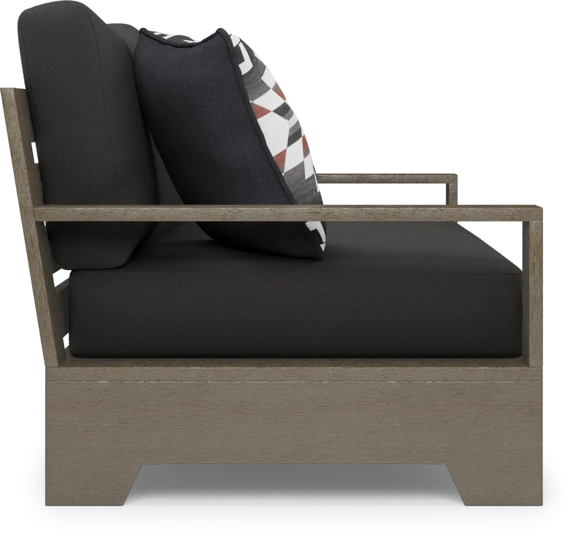 Cindy Crawford Home Lake Tahoe Gray 4 Pc Outdoor Seating Set with Charcoal Cushions - Thumbnail - Image 5