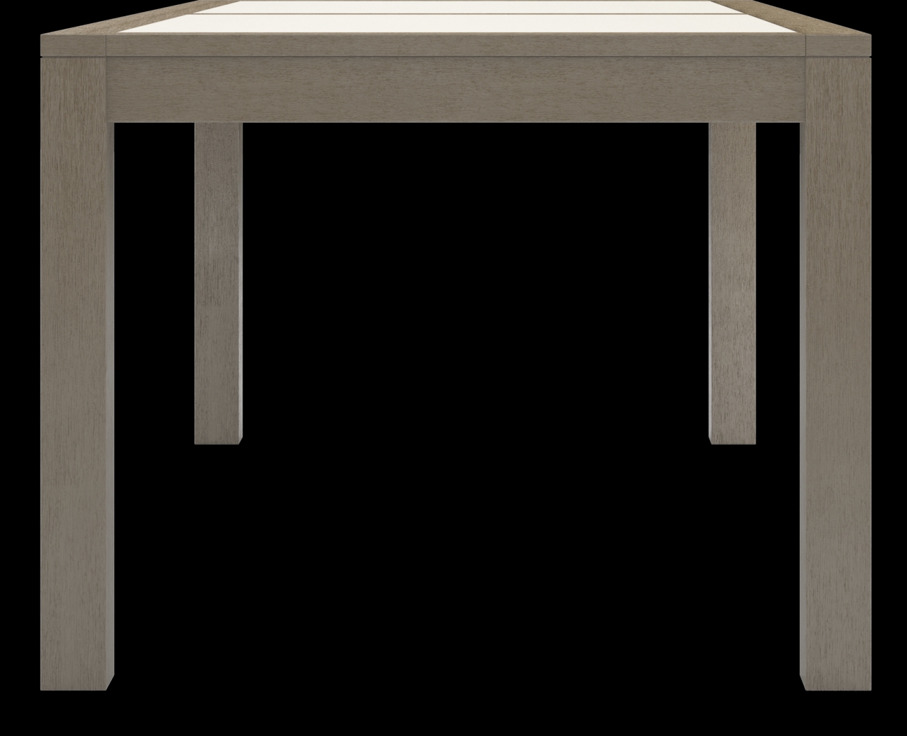 Lake Tahoe Gray 5 Pc Rectangle Outdoor Dining Set with Seagull Cushions - Thumbnail - Image 4