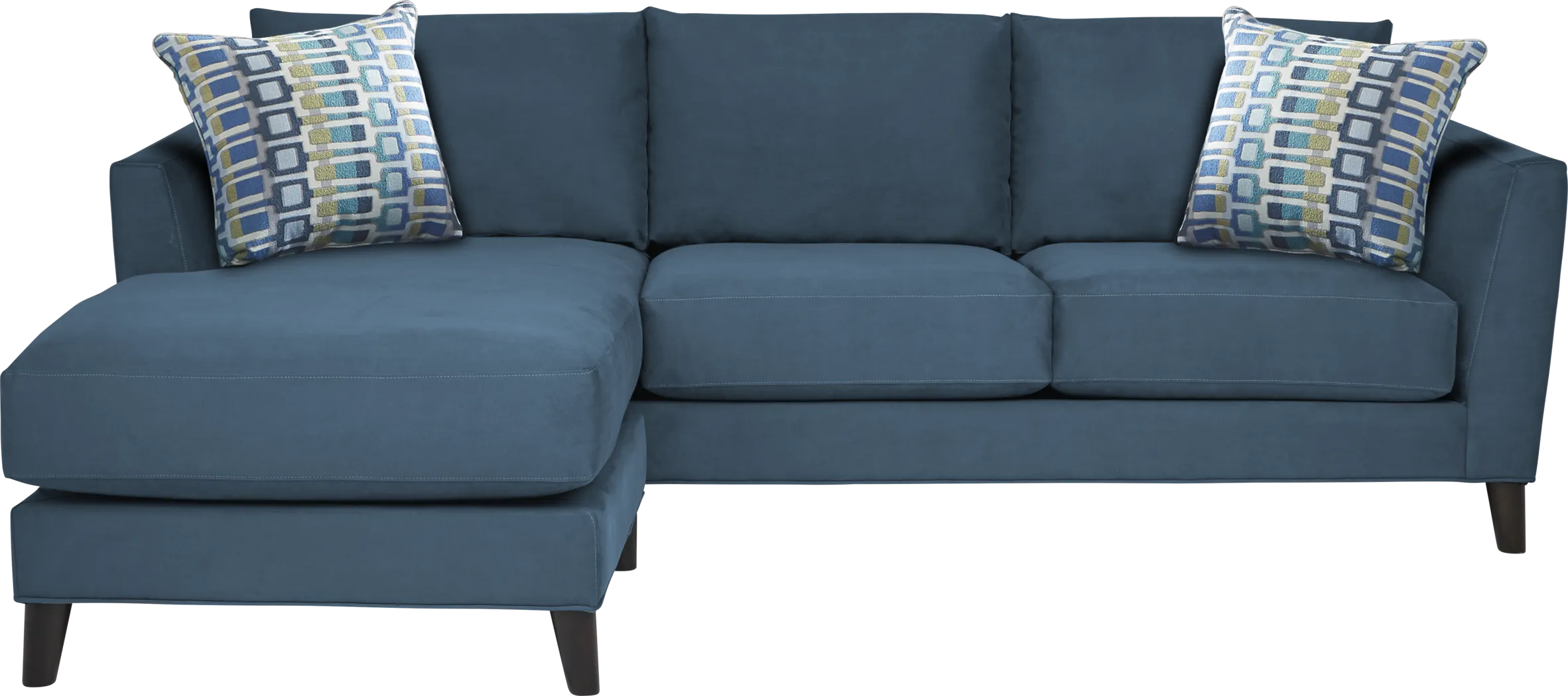 Lexington Avenue Indigo 2 Pc Sectional - Thumbnail - Image 1