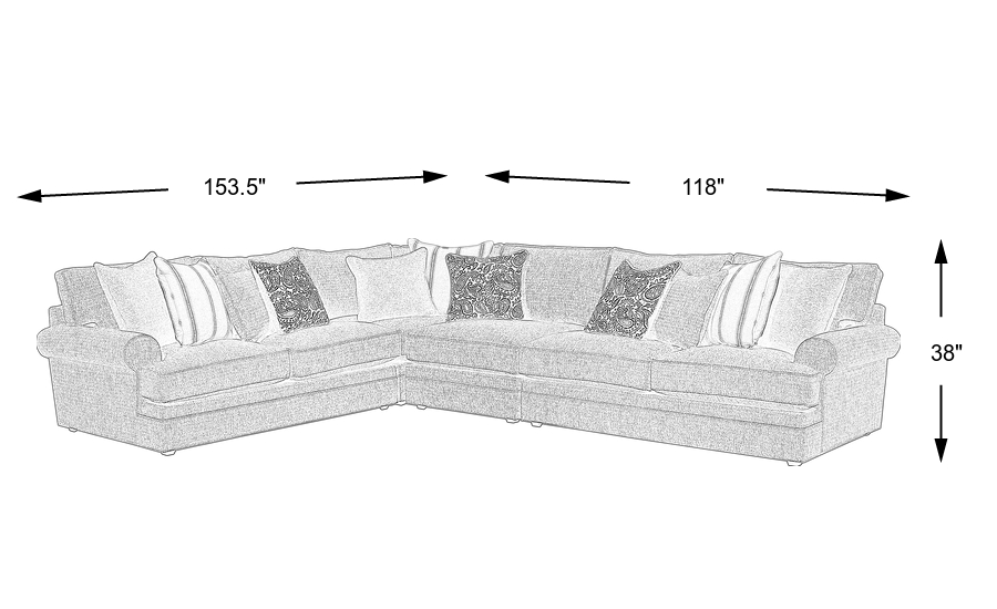 Dimension Image. Please refer to the Dimension Tab on this page for dimension details.