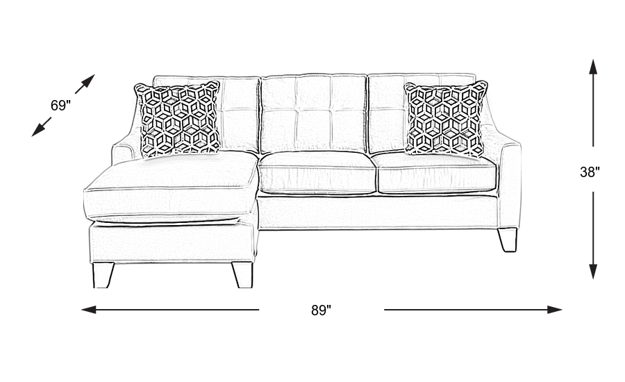 Dimension Image. Please refer to the Dimension Tab on this page for dimension details.