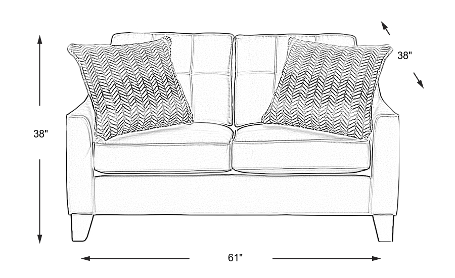 Dimension Image. Please refer to the Dimension Tab on this page for dimension details.