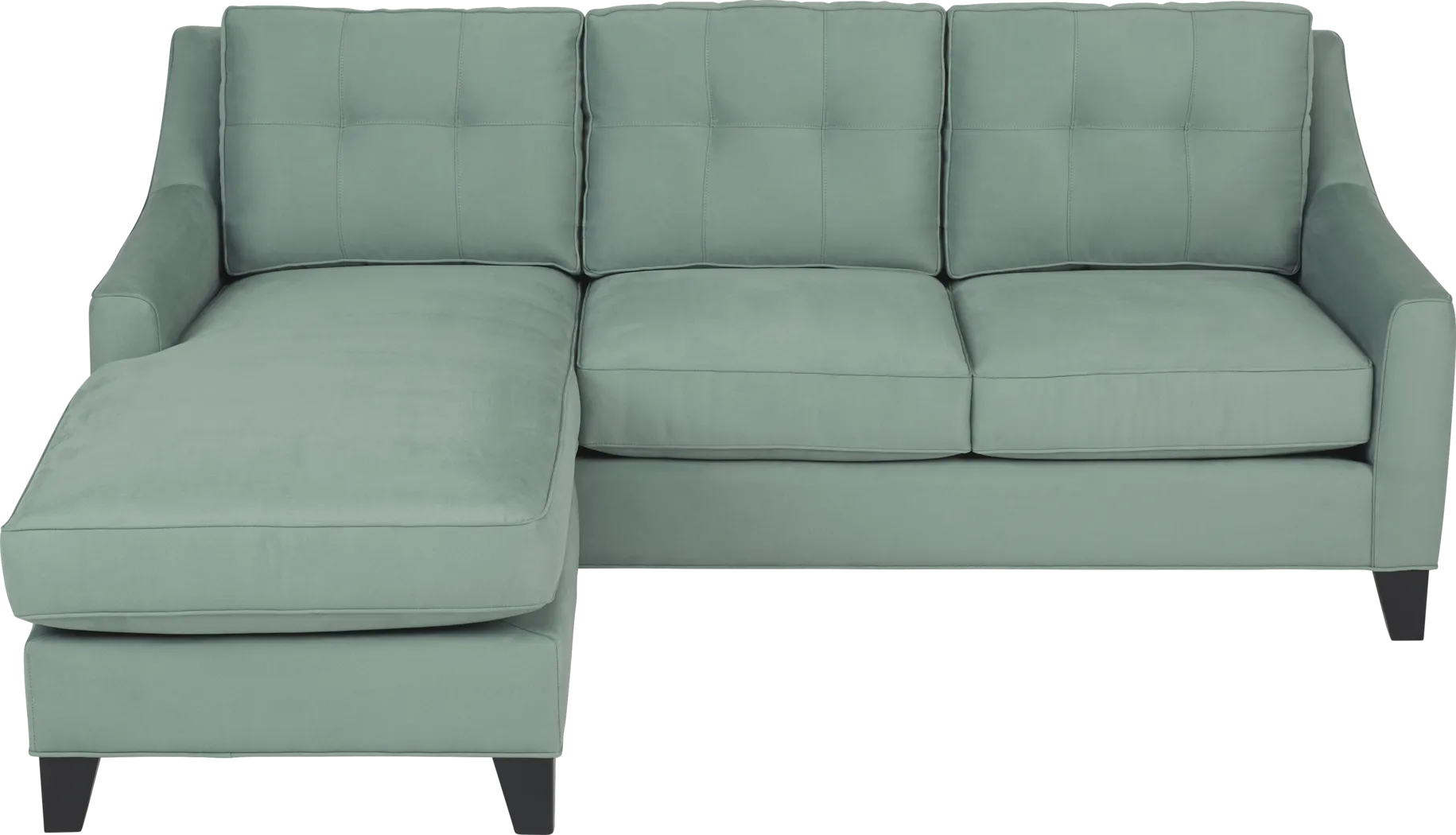 Cindy Crawford Home Madison Place Basil Microfiber Gel Foam Sleeper Chaise Sofa - Thumbnail - Image 3