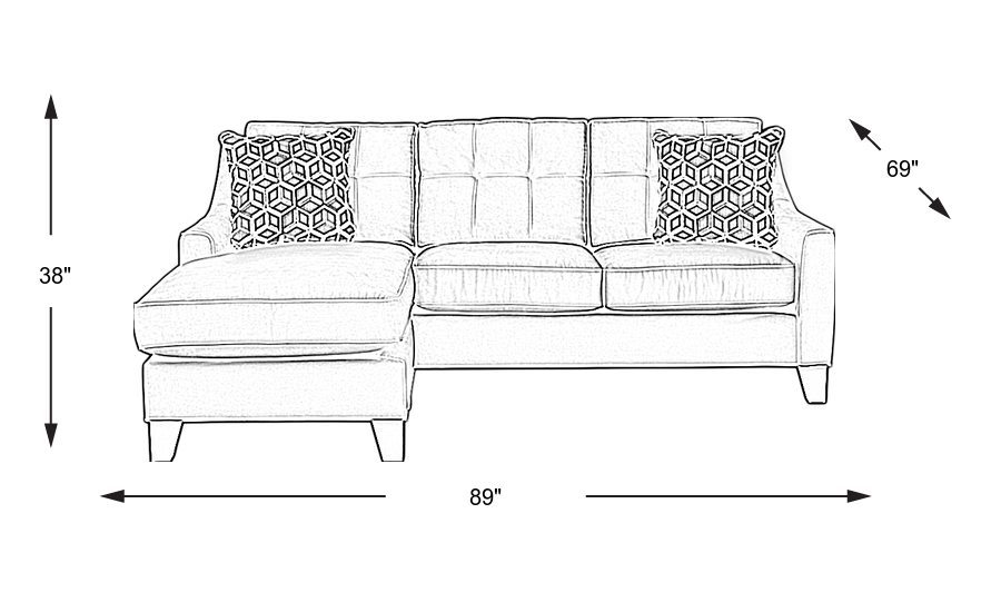 Dimension Image. Please refer to the Dimension Tab on this page for dimension details.