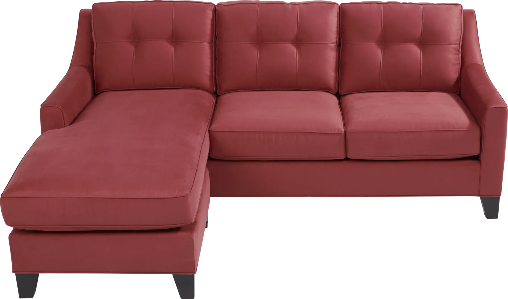 Cindy Crawford Home Madison Place Brick Microfiber Sleeper Chaise Sofa - Thumbnail - Image 3