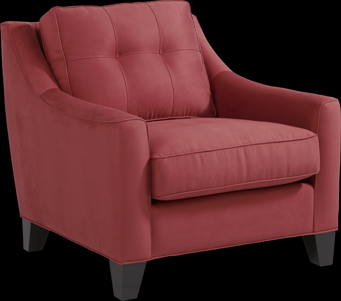 Cindy Crawford Home Madison Place Brick Microfiber Chair - Thumbnail - Image 1