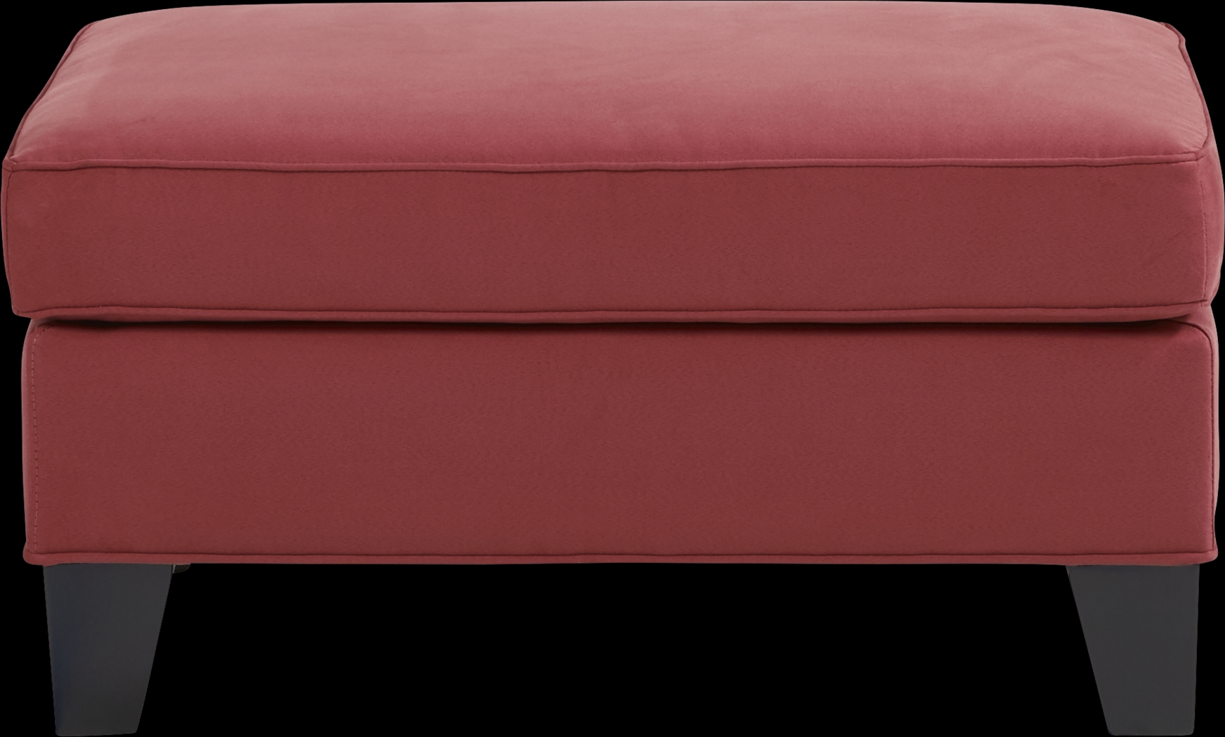 Cindy Crawford Home Madison Place Brick Microfiber Ottoman - Thumbnail - Image 2
