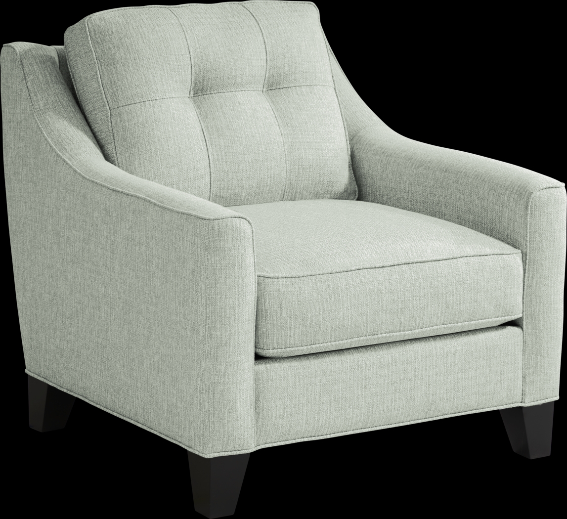 Madison Place Willow Green Textured Chair - Thumbnail - Image 1