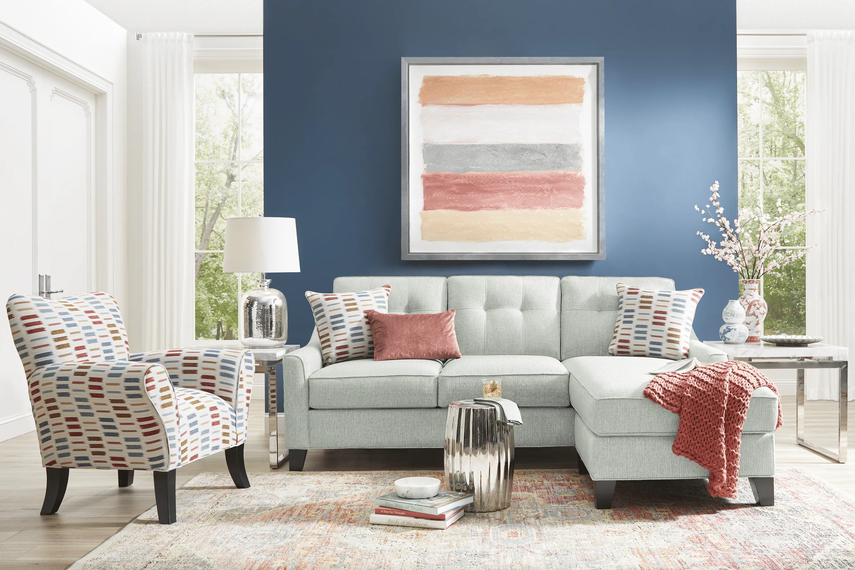 Madison Place Willow Green Textured Gel Foam Sleeper Chaise Sofa - Thumbnail - Image 2